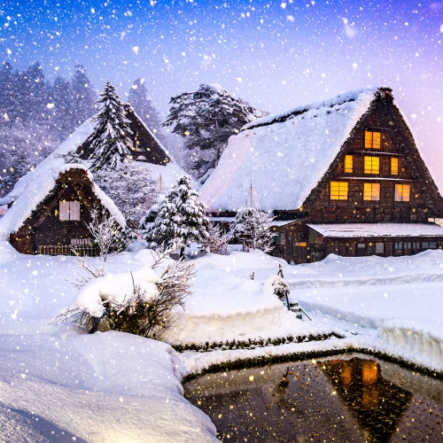 Amazing Winter Japan Shirakawago + Yokohama & Fujiten Snow Park